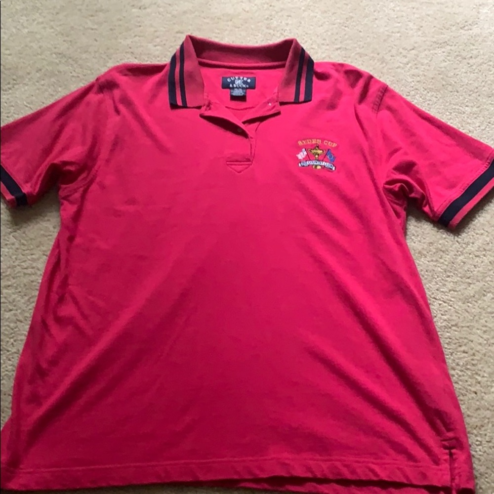 Cutter and Buck Ryder Cup Women’s Pink Golf Shirt
